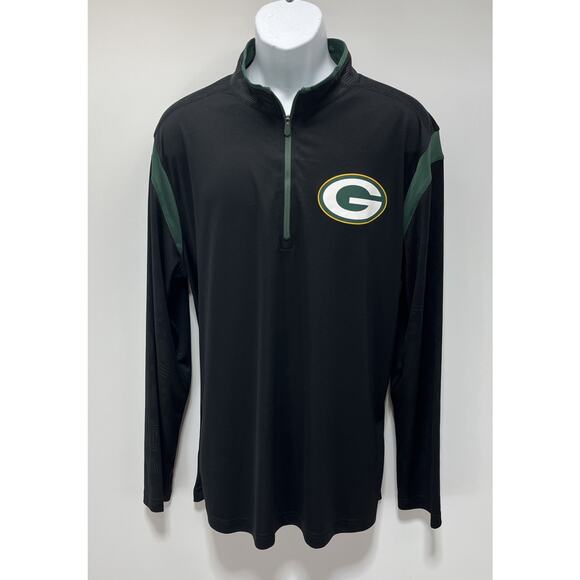 Fanatics Green Bay Packers NFL 1/4 Zip Long Sleeve Pull Over Size XL - Picture 1 of 7